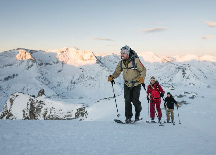 Marcel Hirscher mit Freunden auf Skitour im Gasteinertal (c) SLTG