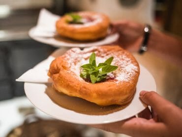 The finished farmers doughnut